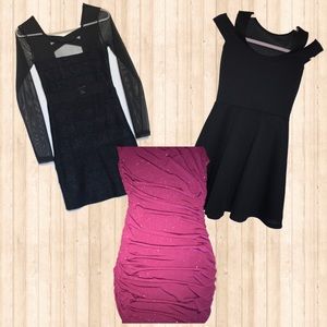 📍Like New 3 Formal and Sexy Dresses